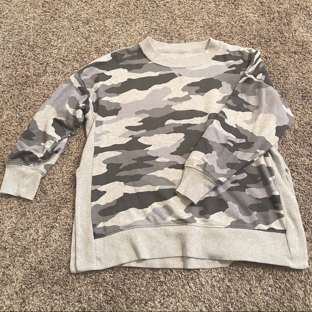 New! Aerie Good Vibes Oversized Sweatshirt Sz LG